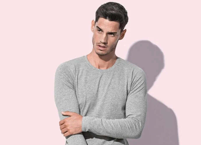 günstige, individuell gestaltete, langärmelige Stretch-T-Shirts