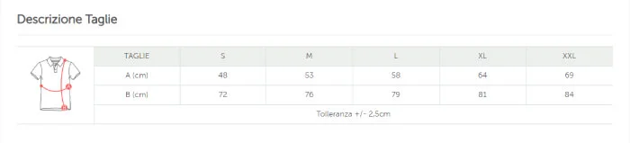 Bedrucken Sie Polosshirts nach Maß online in verschiedenen Größen