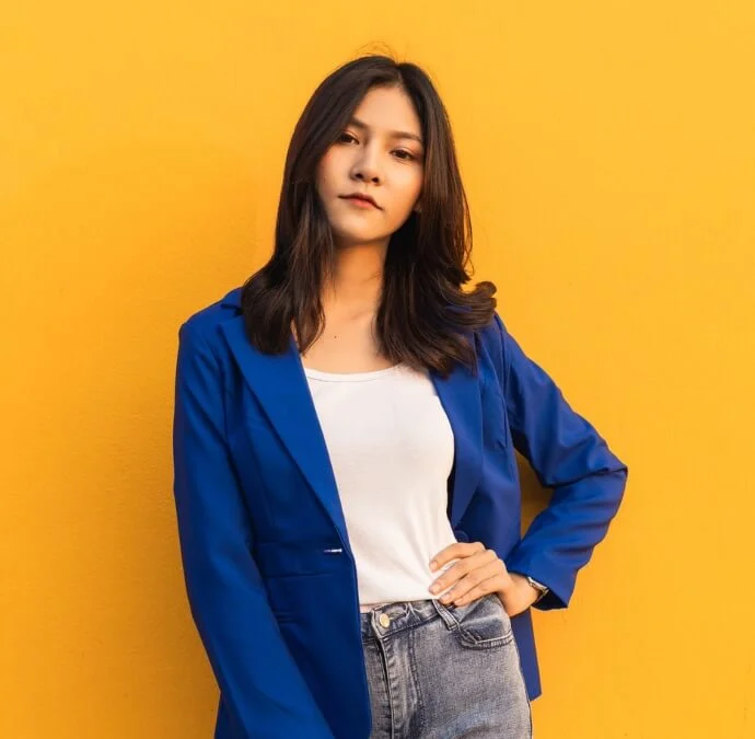 Enges Tanktop und Blazer für Damen