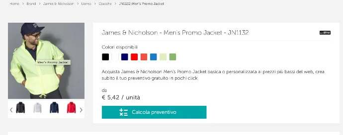 personalisierte Windjacken aus Burger-Print