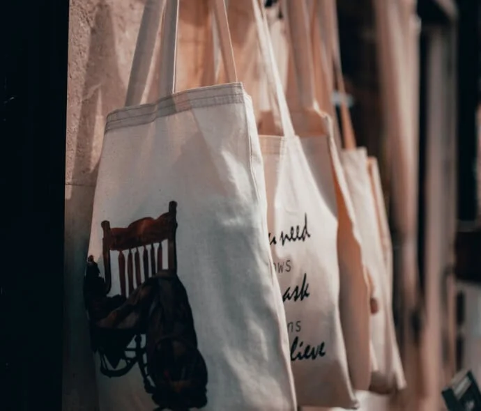 günstige personalisierte Einkaufstaschen aus Baumwolle